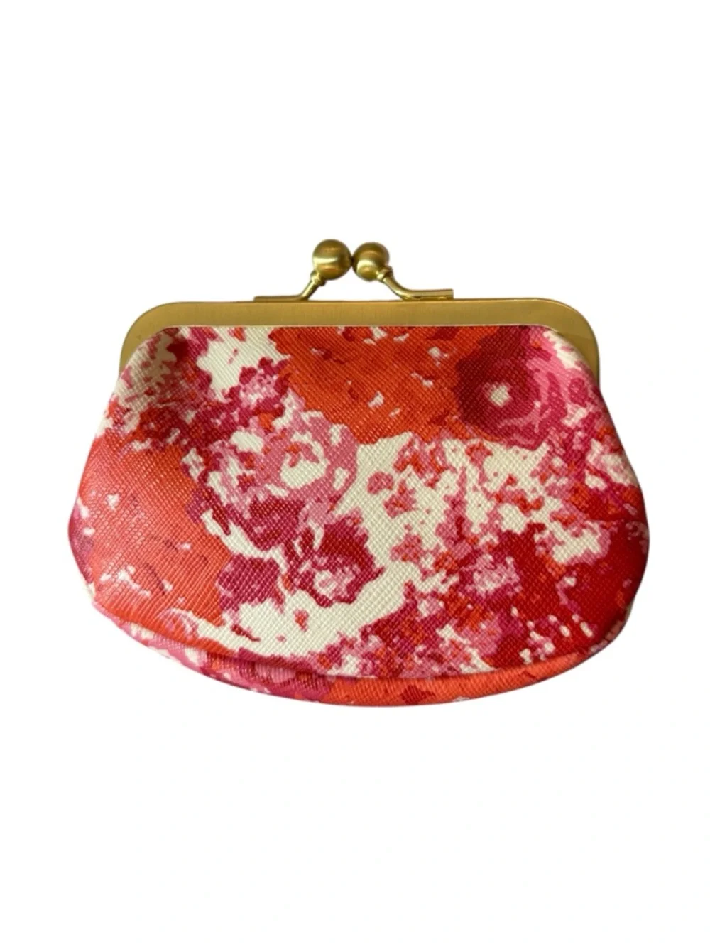 Coach Peyton Floral Framed Kisslock Coin Purse, Hard to Find! - Picture 2 of 10